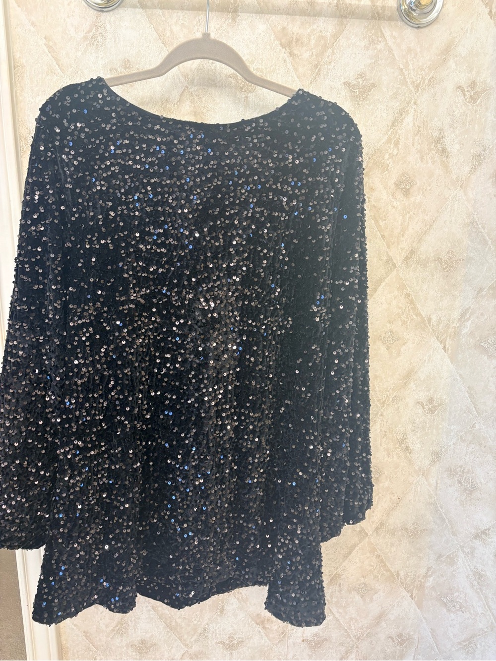 Pinch Black Sequin Mini Dress